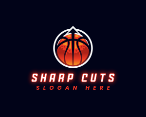 Sports Basketball Arrow logo design