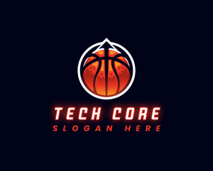 Sports Basketball Arrow logo design