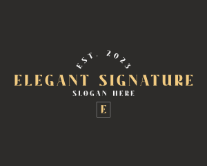 Elegant Fashion Boutique Studio logo design