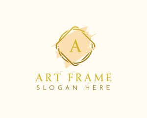 Luxury Cosmetics Frame logo design