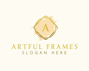 Luxury Cosmetics Frame logo design