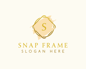 Luxury Cosmetics Frame logo design