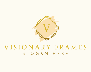 Luxury Cosmetics Frame logo design