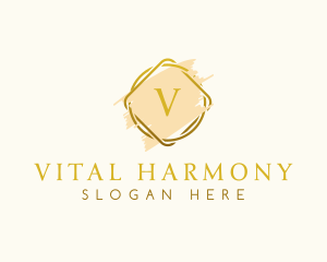 Luxury Cosmetics Frame logo design