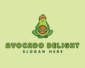 Healthy Pregnant Avocado  logo design