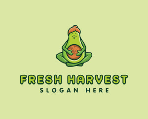 Healthy Pregnant Avocado  logo design