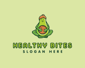 Healthy Pregnant Avocado  logo design