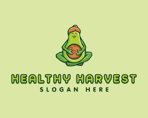 Healthy Pregnant Avocado  logo design