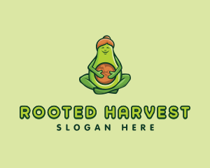 Healthy Pregnant Avocado  logo design