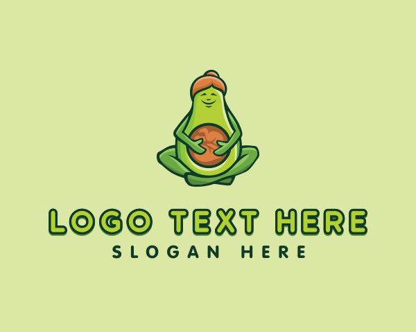 Alligator Pear logo example 2