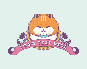 Cute Cartoon Cat logo