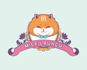 Cute Cartoon Cat logo