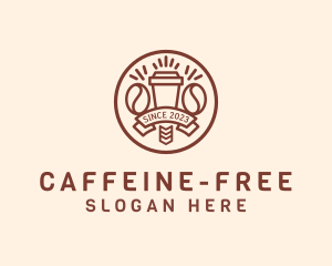 Coffee Cup Banner logo design