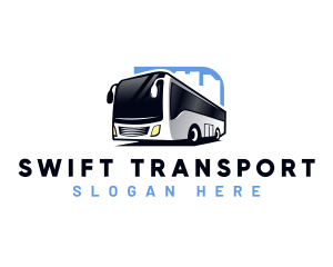 Bus Transportation Travel Tour logo design