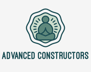 Meditation Zen Buddha logo design