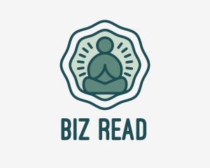 Meditation Zen Buddha logo design