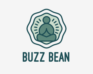 Meditation Zen Buddha logo design