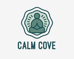 Meditation Zen Buddha logo