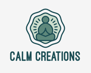 Meditation Zen Buddha logo