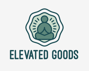 Meditation Zen Buddha logo design