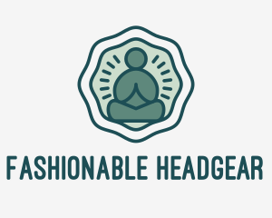 Meditation Zen Buddha logo design