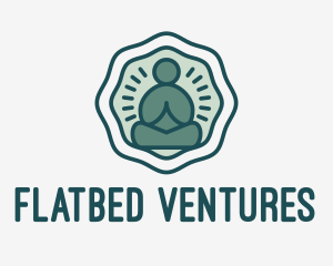 Meditation Zen Buddha logo design