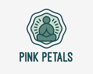 Meditation Zen Buddha logo design