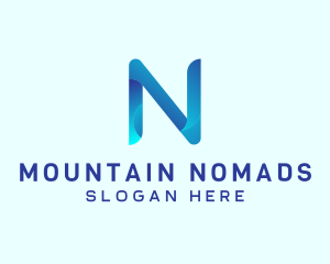 Modern Firm Brand Letter N logo design