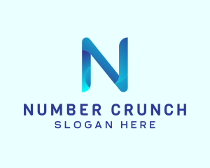 Modern Firm Brand Letter N logo design