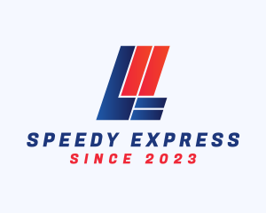 Express Logistics Letter L logo