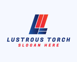 Express Logistics Letter L logo design