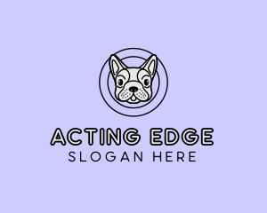 French Bulldog Dog logo design