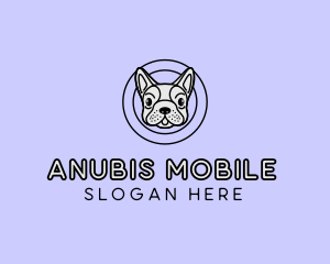 French Bulldog Dog logo design