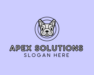 French Bulldog Dog logo design