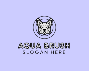 French Bulldog Dog logo design