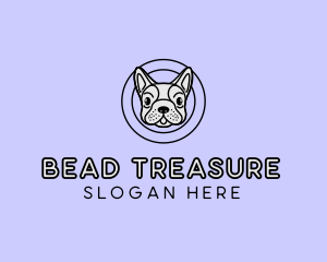 French Bulldog Dog logo design