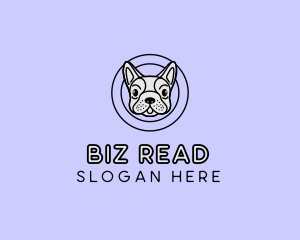 French Bulldog Dog logo design