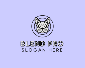 French Bulldog Dog logo design