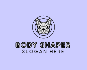 French Bulldog Dog logo design