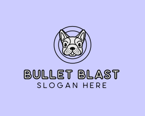 French Bulldog Dog logo design