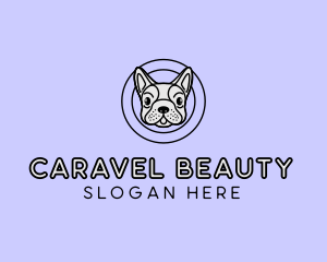 French Bulldog Dog logo design