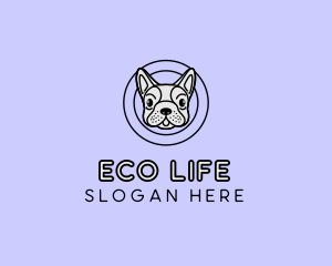 French Bulldog Dog logo design