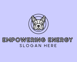 French Bulldog Dog logo design