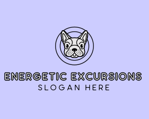 French Bulldog Dog logo design