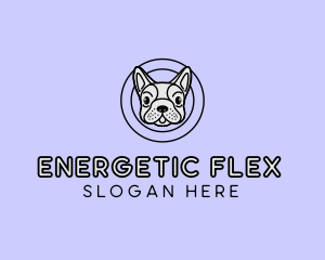 French Bulldog Dog logo design