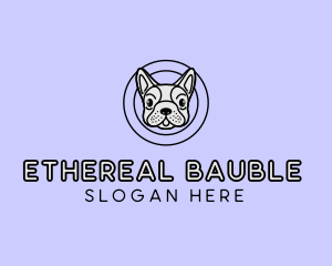 French Bulldog Dog logo design