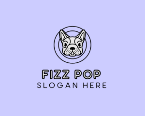 French Bulldog Dog logo design