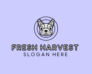 French Bulldog Dog logo design