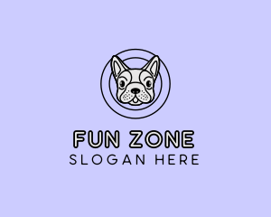 French Bulldog Dog logo design