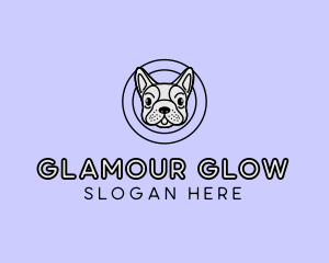 French Bulldog Dog logo design